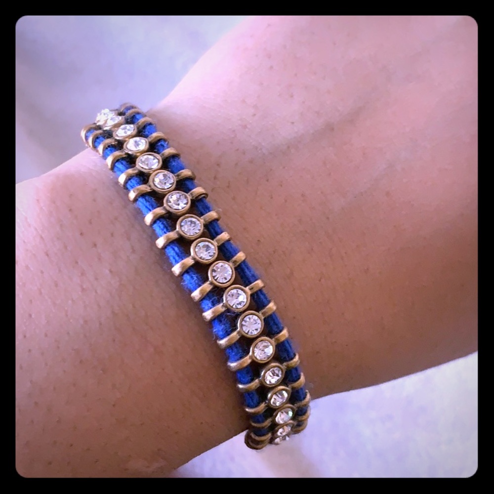 Blue j crew bracelet